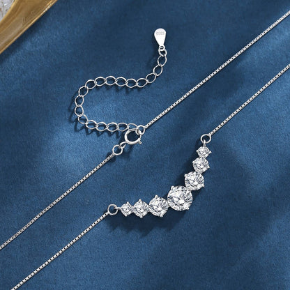 Aubrey Diamond necklace in Moissanite