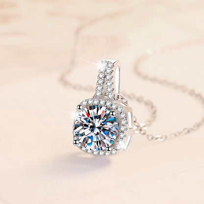 Eloise Diamond Necklace in White Gold