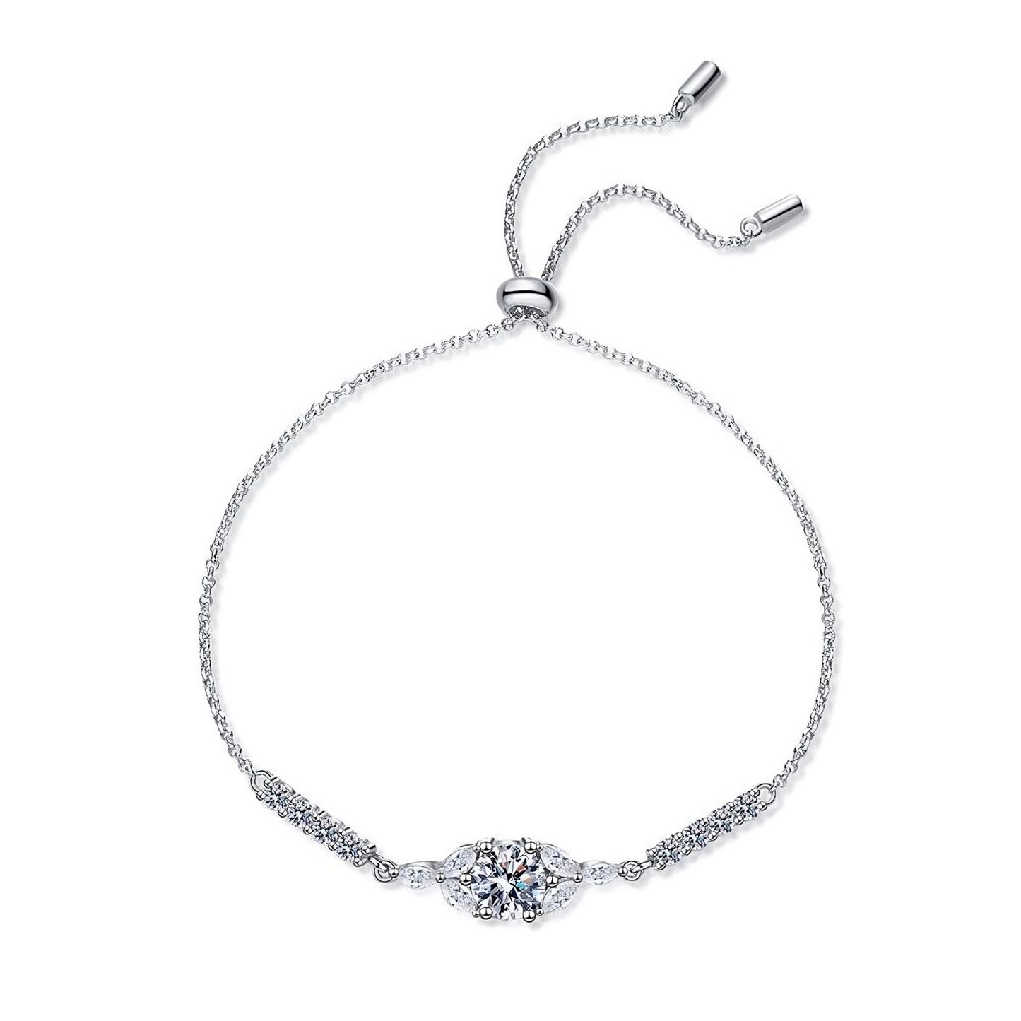 Charlotte Diamond Bracelet in Moissanite