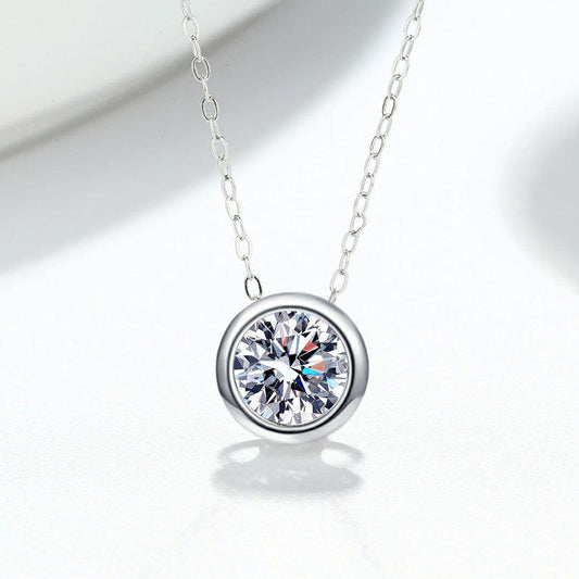 Delilah Diamond Necklace in Silver