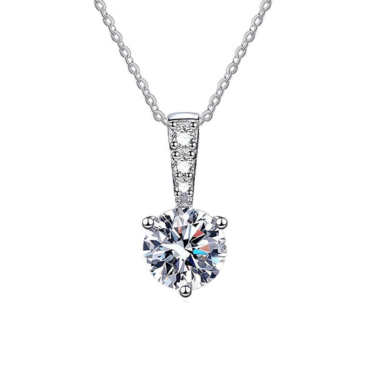 Cleo Diamond Necklace in Moissanite