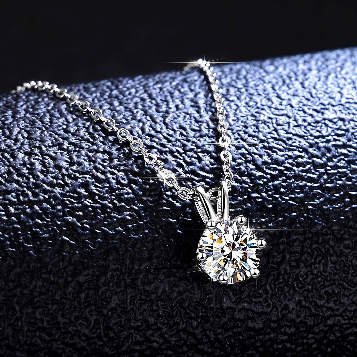 Estee Diamond Necklace in Moissanite