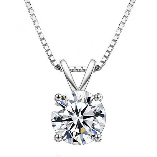 Estee Diamond Necklace in Moissanite