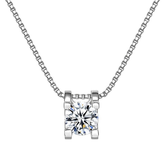 Celine Diamond Necklace in White Gold