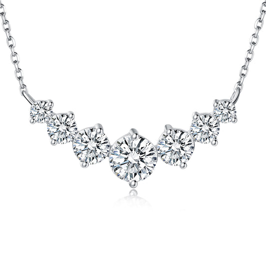 Aubrey Diamond necklace in Moissanite